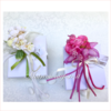 FOTO ESEMPIO - Scatola cuore ceramica e bouquet portaconfetti  tiffany/avorio/fuxia per Matrimoni e Feste - Matrimoniefeste.it l'ecommerce per gli eventi